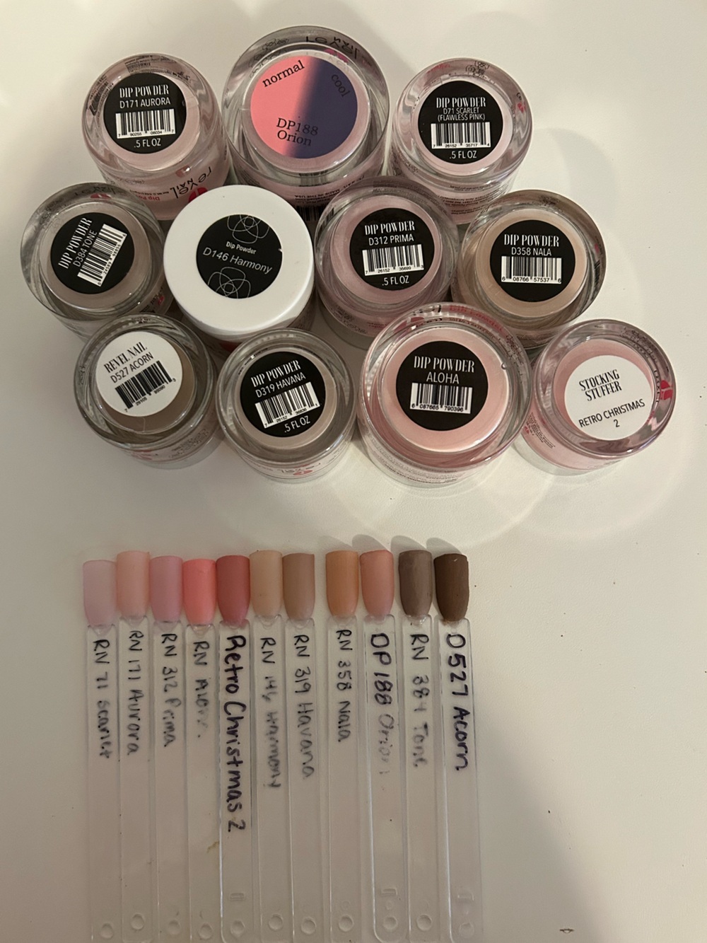 Revel Nail Dip Powder Collection - Soft & Natural Pink Shades